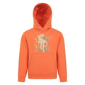 Front - Mountain Warehouse Childrens/Kids Dinosaurs Organic Glow In The Dark Hoodie
