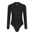 Front - Mountain Warehouse Womens/Ladies Surfer Long-Sleeved One Piece Swimsuit