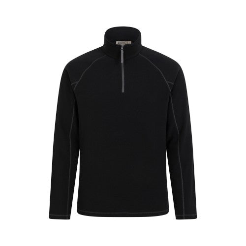 Front - Mountain Warehouse Mens Ashbourne II Half Zip Fleece Top