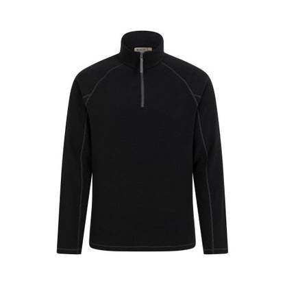 Front - Mountain Warehouse Mens Ashbourne II Half Zip Fleece Top