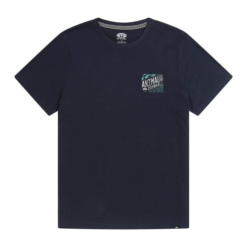 Front - Animal Mens Jacob Organic T-Shirt