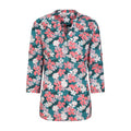 Front - Mountain Warehouse Womens/Ladies Petra Floral 3/4 Sleeve Shirt
