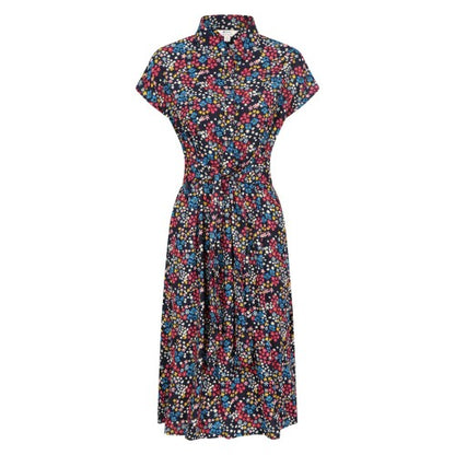 Front - Mountain Warehouse Womens/Ladies Vienna Printed Shirt Dress