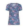Front - Mountain Warehouse Womens/Ladies Devon Floral Keyhole T-Shirt