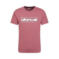 Front - Mountain Warehouse Mens 3 Peaks Organic Cotton T-Shirt