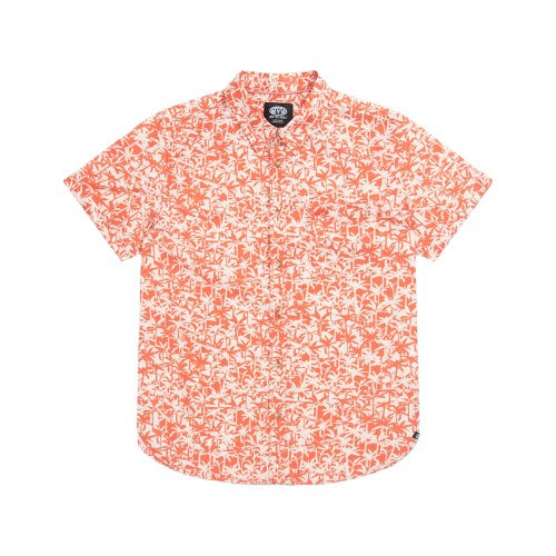 Front - Animal Mens Jamie Hibiscus Organic Cotton Shirt