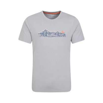 Front - Mountain Warehouse Mens Mountain Bike Organic Cotton T-Shirt