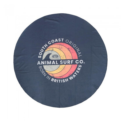 Front - Animal Round Beach Towel