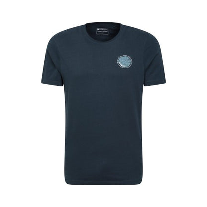 Front - Mountain Warehouse Mens Keswick Tree Ring Organic T-Shirt