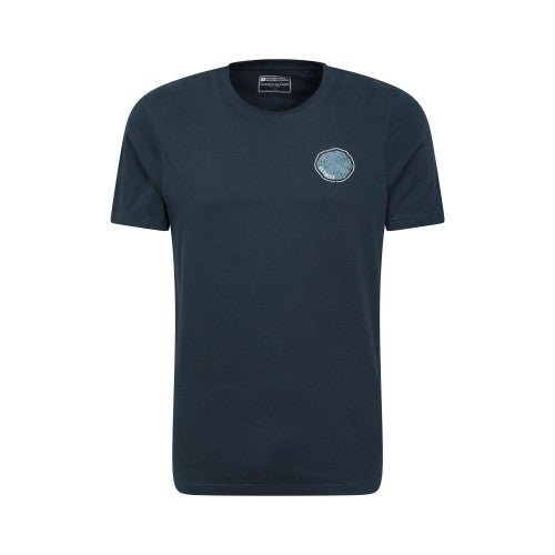 Front - Mountain Warehouse Mens Keswick Tree Ring Organic T-Shirt
