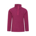 Front - Mountain Warehouse Childrens/Kids Camber II Half Zip Fleece Jacket