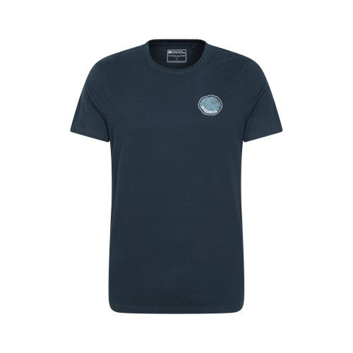 Front - Mountain Warehouse Mens Inverness Tree Ring Organic T-Shirt