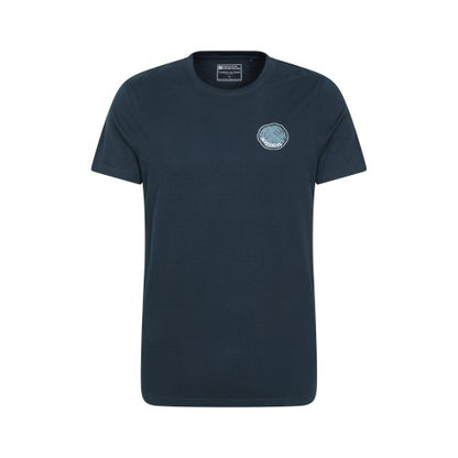 Front - Mountain Warehouse Mens Inverness Tree Ring Organic T-Shirt