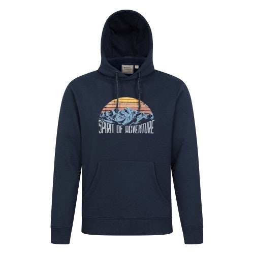 Front - Mountain Warehouse Mens Spirit Of Adventure Hoodie