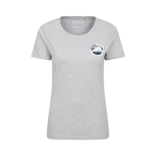 Front - Mountain Warehouse Womens/Ladies Lake District Tree Ring Organic T-Shirt