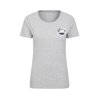 Front - Mountain Warehouse Womens/Ladies Lake District Tree Ring Organic T-Shirt