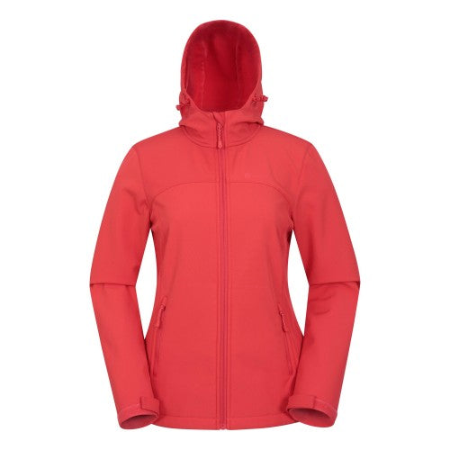 Front - Mountain Warehouse Womens/Ladies Exodus Water Resistant Soft Shell Jacket