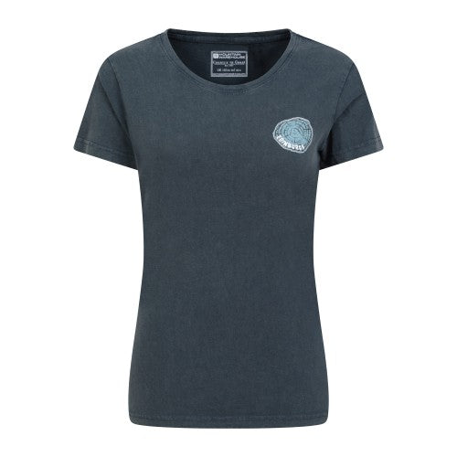 Front - Mountain Warehouse Womens/Ladies Edinburgh Tree Ring Organic T-Shirt