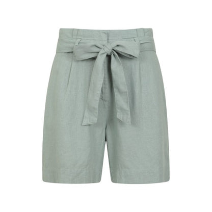 Front - Mountain Warehouse Womens/Ladies Oatley Linen Blend Shorts