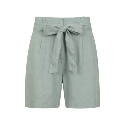 Front - Mountain Warehouse Womens/Ladies Oatley Linen Blend Shorts