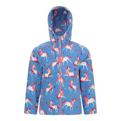 Front - Mountain Warehouse Childrens/Kids Endeavour II Unicorn Hoodie
