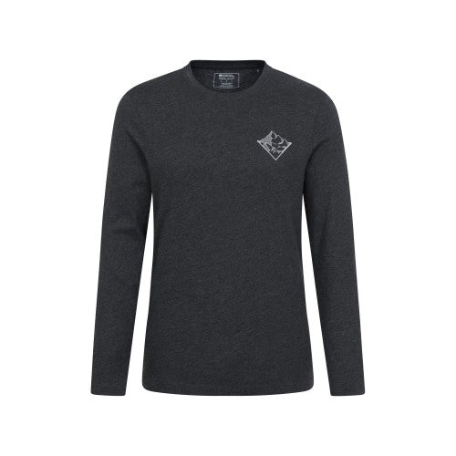 Front - Mountain Warehouse Mens Mountain View T-Shirt