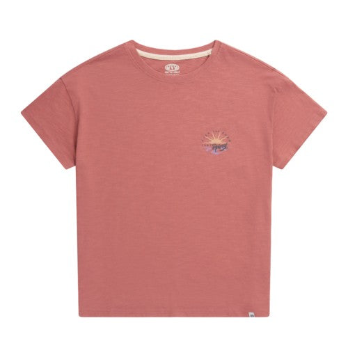 Khaki Grey - Front - Animal Womens-Ladies Phoenix Organic T-Shirt