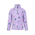 Front - Mountain Warehouse Childrens/Kids Endeavour Stars Half Zip Fleece Top