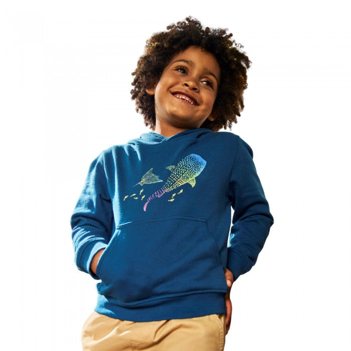 Front - Mountain Warehouse Childrens/Kids Ocean Giants Organic Hoodie