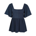 Front - Mountain Warehouse Womens/Ladies Verona Broderie Sleeve Top