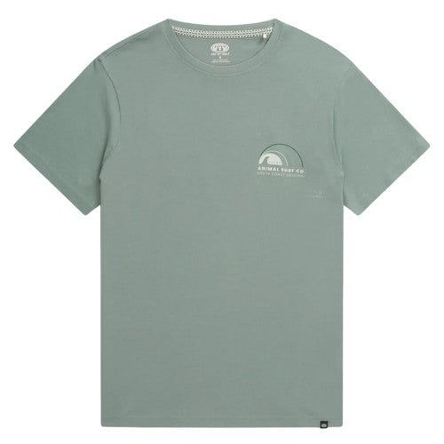 Front - Animal Mens Jacob Organic T-Shirt