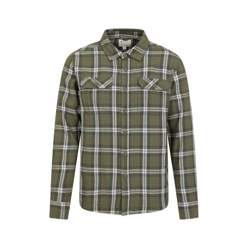 Front - Mountain Warehouse Mens Clyde Checked Shirt