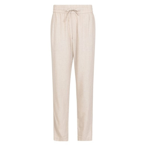 Front - Mountain Warehouse Womens/Ladies Breeze Linen Blend Trousers