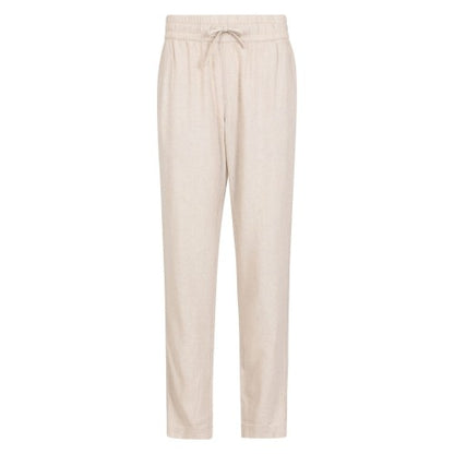 Front - Mountain Warehouse Womens/Ladies Breeze Linen Blend Trousers