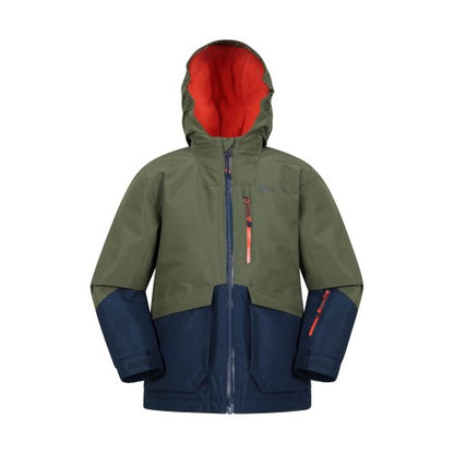 Front - Mountain Warehouse Childrens/Kids Cosmos Water Resistant Ski Jacket