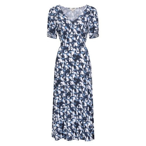 Front - Mountain Warehouse Womens/Ladies Como Leaf Print Dress