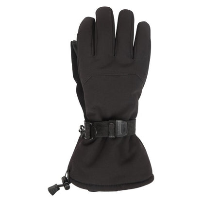 Front - Mountain Warehouse Mens Extreme Waterproof Softshell Ski Gloves