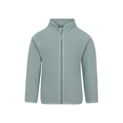 Front - Mountain Warehouse Childrens/Kids Fern Borg Raglan Fleece Jacket