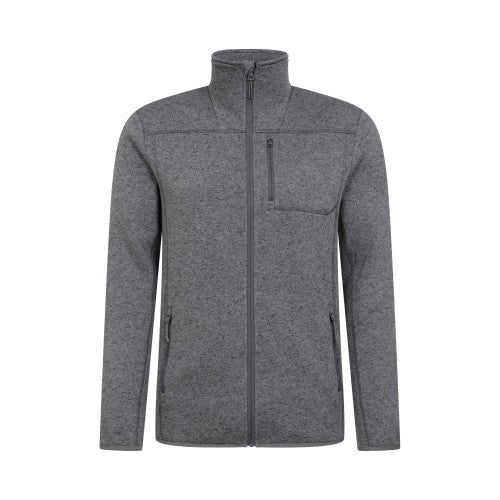 Front - Mountain Warehouse Mens Helford Full Zip Fleece Jacket