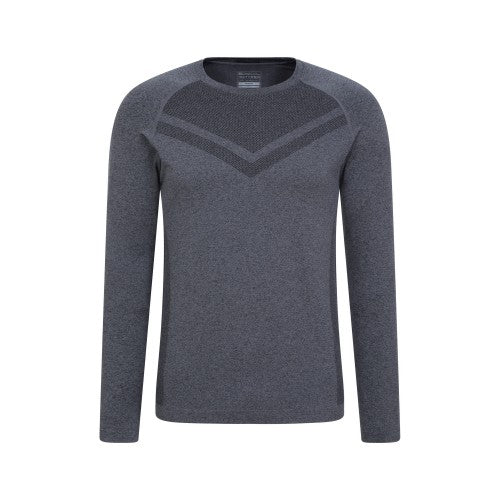Front - Mountain Warehouse Mens Ventina Seamless Base Layer Top