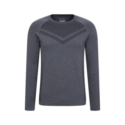 Front - Mountain Warehouse Mens Ventina Seamless Base Layer Top