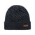 Front - Animal Mens Drew Cable Knit Faux Fur Lined Beanie