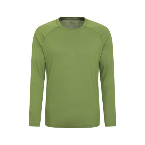 Front - Mountain Warehouse Mens Plain Quick Dry Active Top