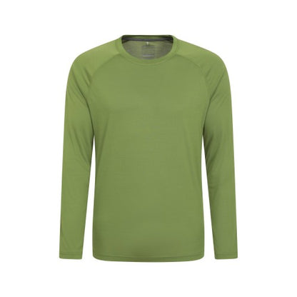 Front - Mountain Warehouse Mens Plain Quick Dry Active Top