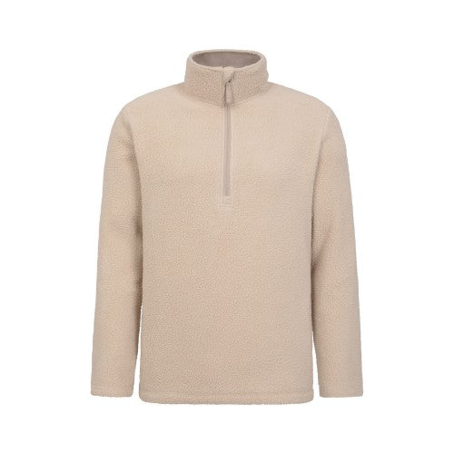 Front - Mountain Warehouse Mens Ted Borg Half Zip Fleece Top