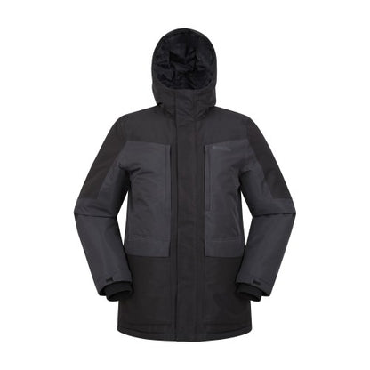 Front - Mountain Warehouse Mens Tephra Waterproof Padded Parka
