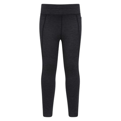 Front - Mountain Warehouse Childrens/Kids Contin Thermal Trekking Leggings
