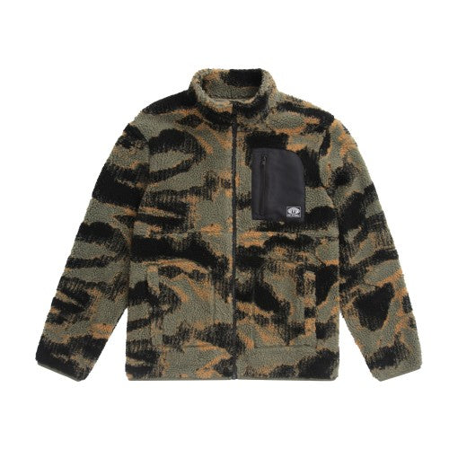 Front - Animal Mens Hennie Printed Borg Jacket