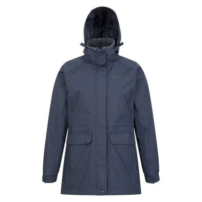 Front - Mountain Warehouse Womens/Ladies Glacial II Extreme 3 in 1 Long Jacket