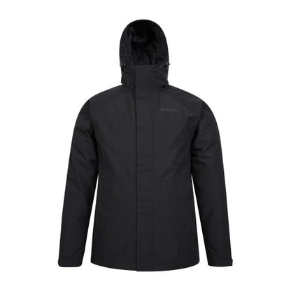 Front - Mountain Warehouse Mens Alaskan 3 In 1 Waterproof Jacket